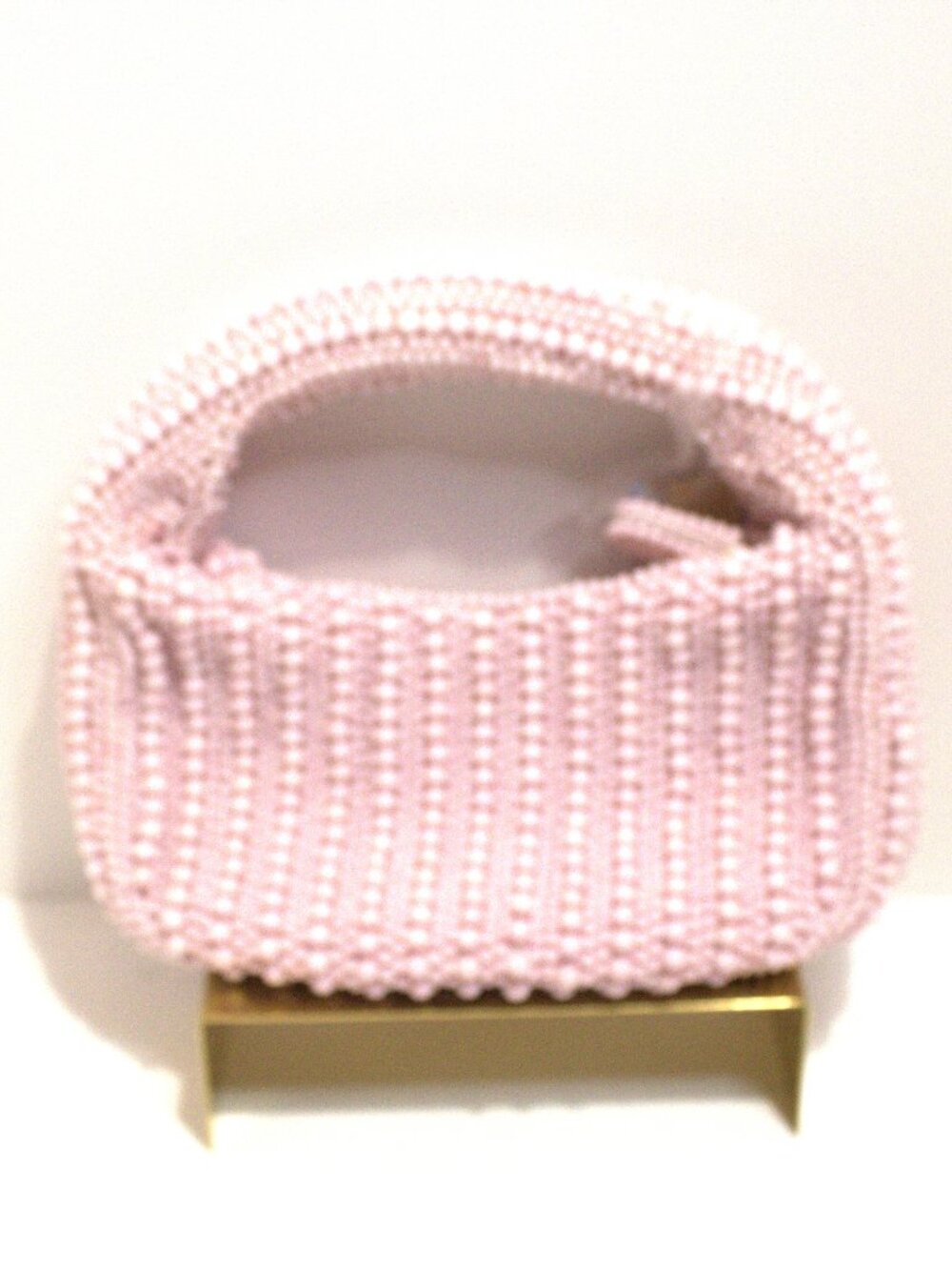 Maeve Pink Beaded Top Handle Handbag NWT